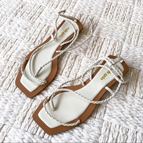 Cult Gaia Juno Leather Sandal 37.5 - Picture 4 of 14